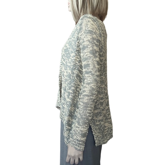 Nordstrom Olivia Sky Cardigan Sweater Popcorn Knit Chunky Open Front Duster - Picture 4 of 12